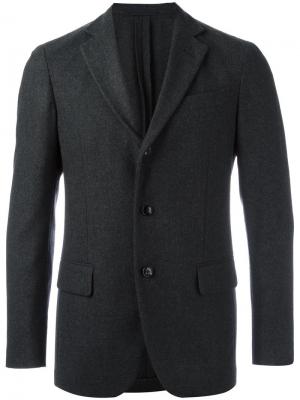 Пиджак на трех пуговицах Mp Massimo Piombo. Цвет: серый