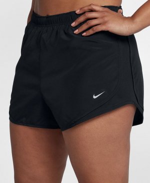 Женские шорты для бега Tempo больших размеров , цвет Black/Black Nike