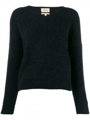 Трикотажный свитер в рубчик Bellerose. Цвет: синий