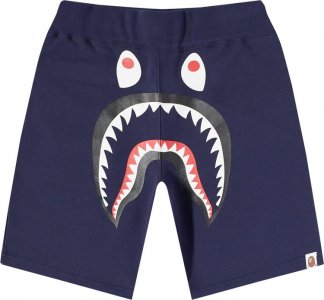 Спортивные шорты BAPE Shark Sweatshorts 'Navy', синий