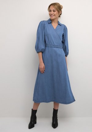 Джинсовое платье ARPA WRAP , цвет dark blue wash Culture