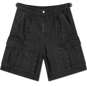 Шорты джинсовые Multi Pocket Cargo, черный Vetements