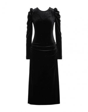 Платье миди MANOUSH. Цвет: черный