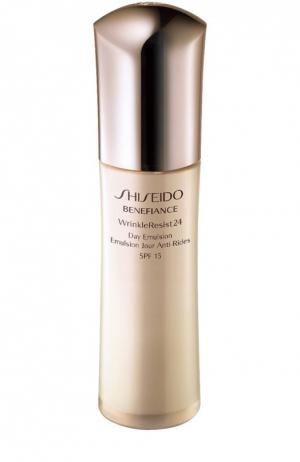 Дневная эмульсия с комплексом против морщин 24 часа Benefiance Shiseido. Цвет: бесцветный