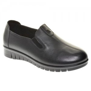 Туфли женские демисезонные, размер 39, цвет черный, артикул ME006-010 Baden. Цвет: черный