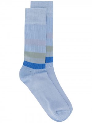 Полосатые носки Marni. Цвет: синий
