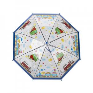 Зонт трость полуавтоматический для мальчиков INSTREET. Цвет: мульти