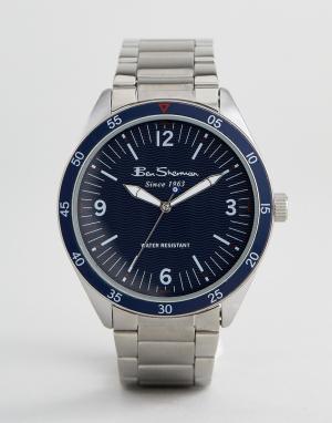 Серебристые часы-браслет BS007USM Ben Sherman. Цвет: серебряный