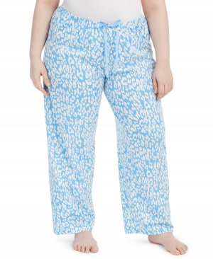 Женские трикотажные пижамные брюки больших размеров с принтом Sleepwell, изготовленные использованием технологии регулирования температуры Hue