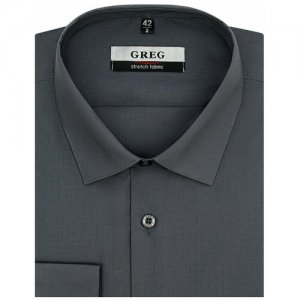 Рубашка , размер 174-184/44, серый GREG. Цвет: серый