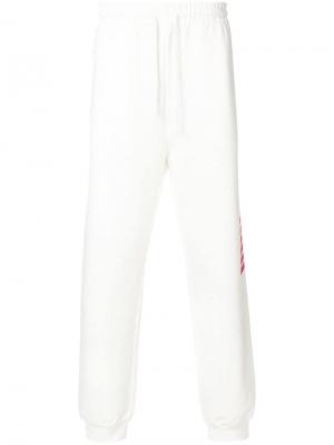 Спортивные брюки AWG Alexander Wang. Цвет: белый