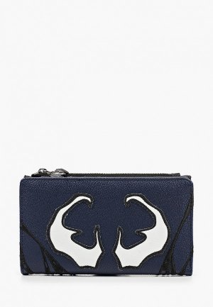 Кошелек Loungefly Marvel Venom Eyes Flap Wallet MVWA0100. Цвет: синий