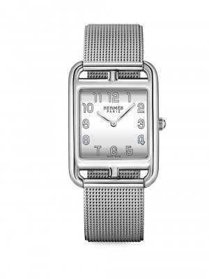 Часы-браслет Cape Cod из нержавеющей стали / 29 мм HERMÈS, серебряный Hermès