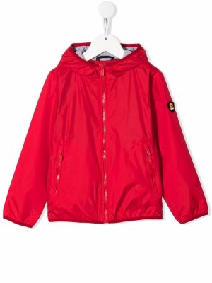 Куртка на молнии с нашивкой-логотипом Ciesse Piumini Junior. Цвет: красный