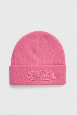 Шапка , розовый Von Dutch