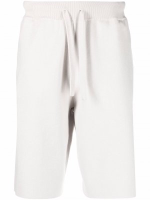 Drawstring-waist shorts Roberto Collina. Цвет: бежевый