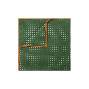Шелковый платок Kiton. Цвет: зелёный