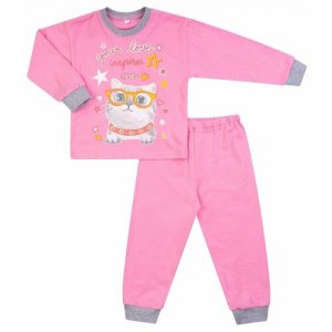 Пижама детская 819п, , размер 56(рост 98 см) розовый_котик Утенок. Цвет: розовый