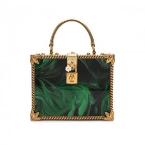 Сумка Dolce Box & Gabbana. Цвет: зелёный