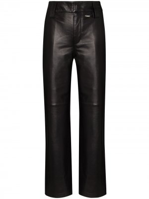 Кожаные брюки Système de la Mode 032c. Цвет: черный