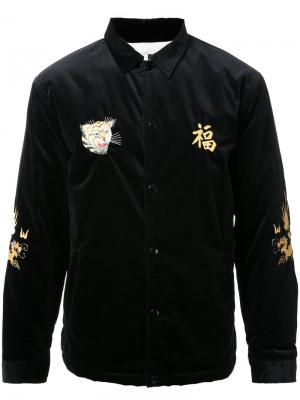 Бархатная куртка Viet-Nam Gold. Цвет: чёрный