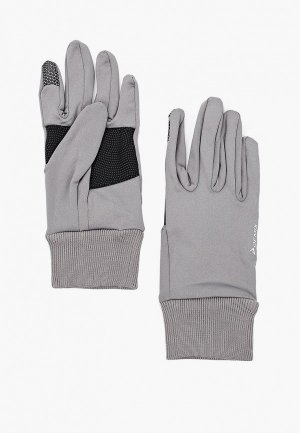 Перчатки Demix. Цвет: серый
