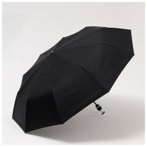Мини-зонт , черный, бежевый Queen Fair