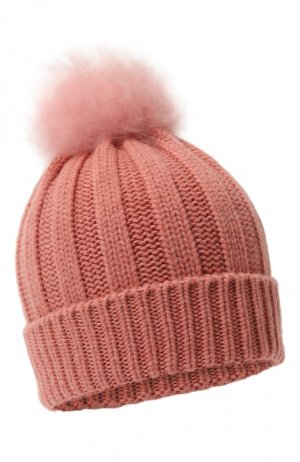 Шерстяная шапка Woolrich. Цвет: розовый