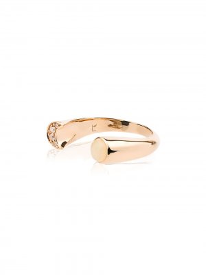 Золотое кольцо с бриллиантами Pamela Love. Цвет: золотистый