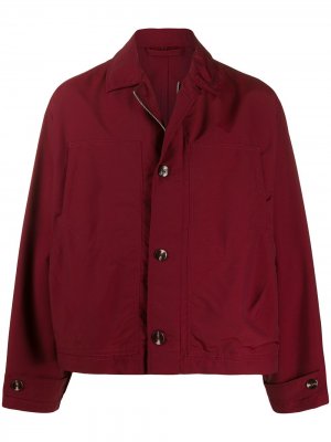 Куртка-рубашка свободного кроя E. Tautz. Цвет: красный