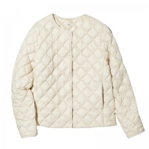 Куртка утепленная Warm Padded Quilted, молочный Uniqlo. Цвет: белый