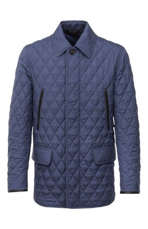 Утепленная куртка Brioni. Цвет: синий