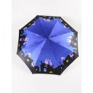 Зонт , черный, синий ZEST. Цвет: черный/синий