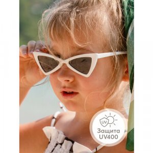 Солнцезащитные очки , белый Happy Baby. Цвет: белый/white