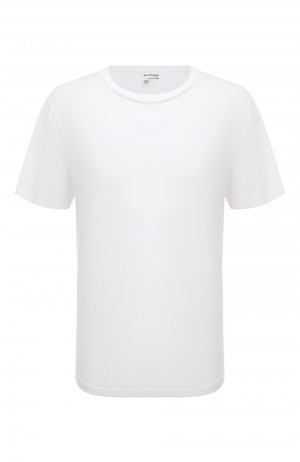 Хлопковая футболка Acne Studios. Цвет: белый