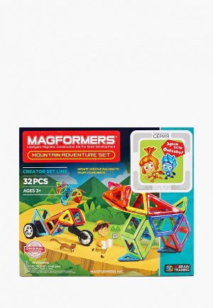 Конструктор Magformers Adventure Mountain 32 set. Цвет: разноцветный