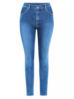 Укороченные джинсы до щиколотки Item M6, синий m6