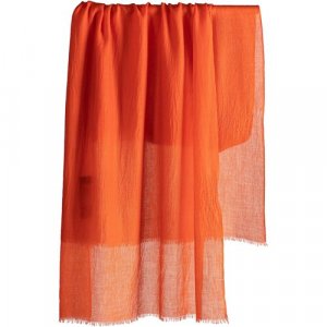 Палантин , 200х70 см, оранжевый Oyuna. Цвет: оранжевый