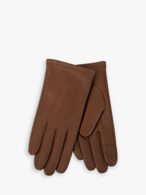 Трехточечные кожаные перчатки totes, тан Totes