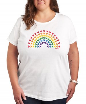 Модная футболка больших размеров с рисунком Disney Pride , белый Air Waves