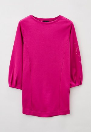 Платье Emporio Armani. Цвет: розовый