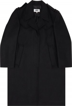 Пальто Coat 'Black', черный MM6 Maison Margiela