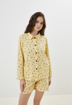 Пижама Lika Dress. Цвет: желтый