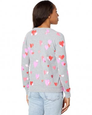 Пуловер Love Hearts Sustainable Bliss Knit Pullover, цвет Heather Grey Chaser