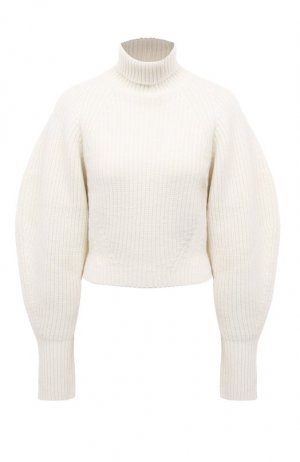 Шерстяной свитер Nina Ricci. Цвет: кремовый
