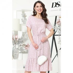 Платье , размер 50, розовый DStrend. Цвет: розовый