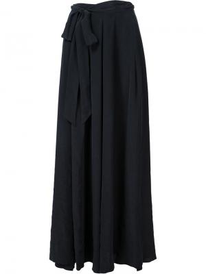 Длинная юбка Oceane Lagence L'agence. Цвет: чёрный
