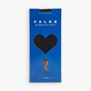 Колготки из эластичной ткани с логотипом Romantic Dot , черный Falke