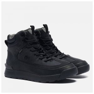 Мужские ботинки Lacoste Urban Breaker Gore-Tex Leather/Textile чёрный, Размер 44.5 EU. Цвет: черный
