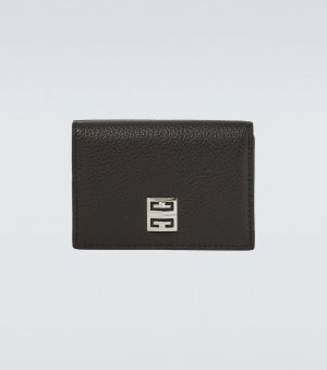 Компактный кожаный кошелек , черный Givenchy